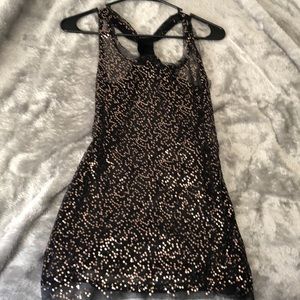 Sheer sparkle tank!